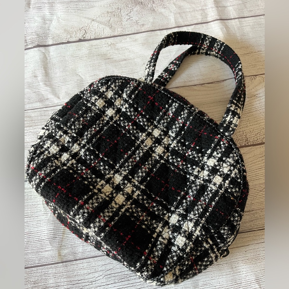 Vera Bradley tweed wool canteen bag